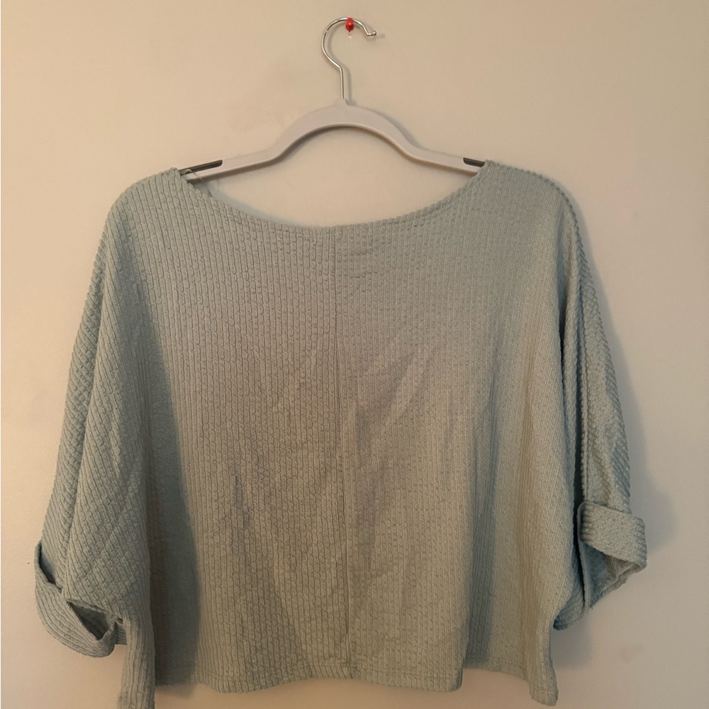 Caution to the Wind cropped lightweight sweater - Picture 5 of 5